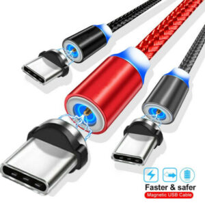Câble magnétique USB de Type C pour recharge et données, compatible avec Samsung A13 4G A33 A23 A53 A73 A52 A32 A72 5G S20 FE